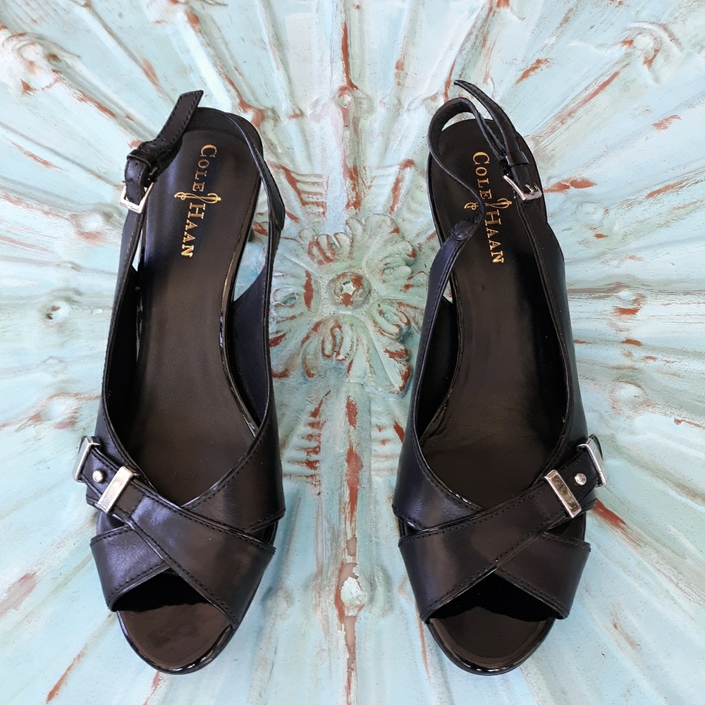 😁NWOT COLE HAAN Heeled Sandals - Picture 2 of 6